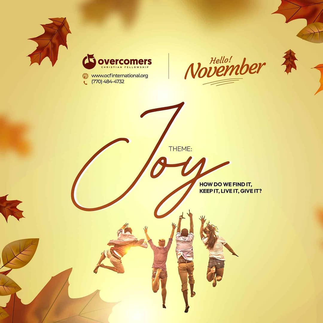 November 2023--Theme--Joy